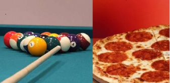 Egy szuper ajánlat egy szuper helytől! Két darab 32 cm-es pizza - amelyiket csak szeretnétek az étlapról -  + 2x2 dl üdítő + 1 óra játéklehetőség (biliárd vagy csocsó). Legyen mindez a Tiétek féláron! Töltsetek el egy kellemes estét a Hotel Pillangóban található Chicago Pizzériában, egyetek-igyatok és játsszatok kedvetekre! Előzetes asztalfoglalás szükséges!
